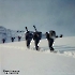 Campo invernale 46^ Febbraio '79, in marcia verso il passo Madriccio (la squadra di coda) 
