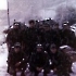 6 novembre 1979: sosta sotto la neve durante una marcia verso Burgusio 